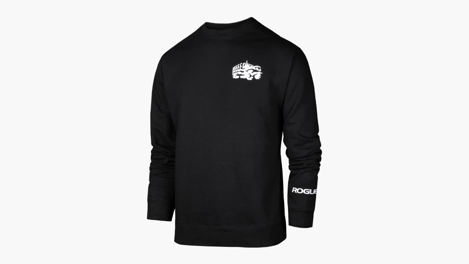 Crewneck sweatshirt deals black